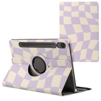 imoshion 360° drehbare Design Klapphülle Samsung Galaxy Tab S10 Lite / S10 FE / S9 FE - Dancing Cubes