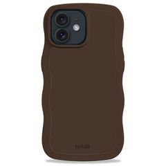 Holdit Wavy Case für das iPhone 12 / 12 Pro - Chocolate