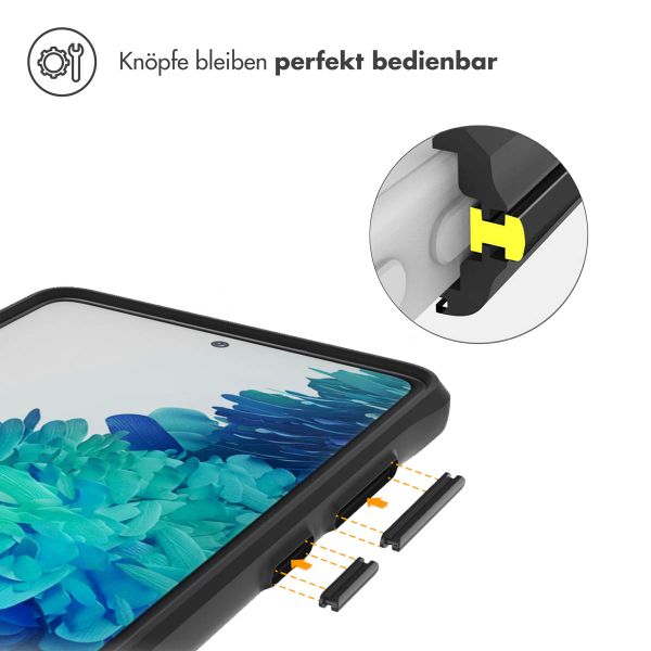 imoshion Rugged Hybrid Carbon Case Samsung Galaxy S20 - Schwarz