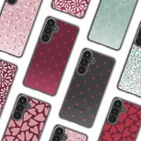 imoshion Design Hülle Samsung Galaxy S24 FE - Crush Check Coral Dust