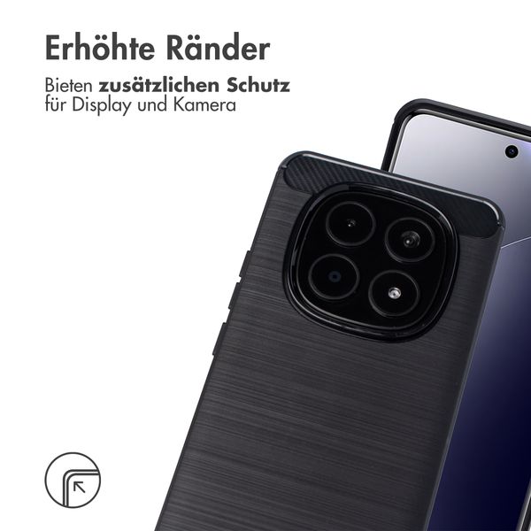 imoshion Brushed Back Cover Xiaomi Redmi Note 15 Pro (5G) - Schwarz