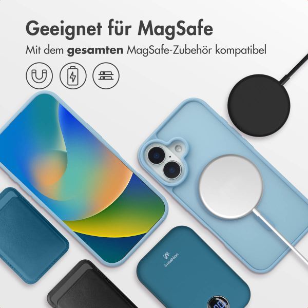 imoshion Color Guard Back Cover mit MagSafe für das iPhone 16 - Hellblau