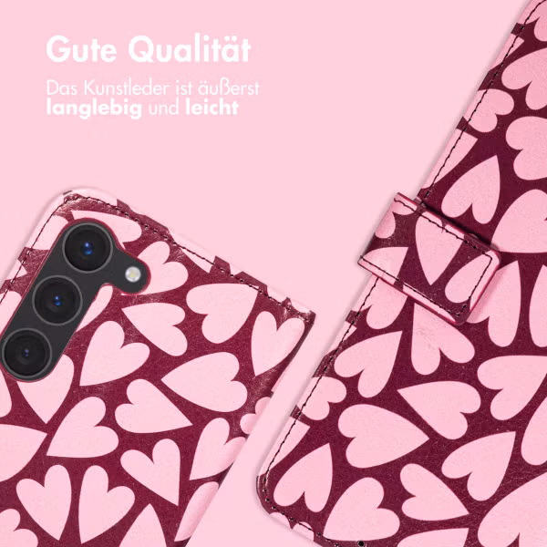 imoshion Design Klapphülle Samsung Galaxy S23 - Hearty Blush