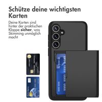 imoshion Backcover mit Kartenfach für das Samsung Galaxy A55 - Schwarz