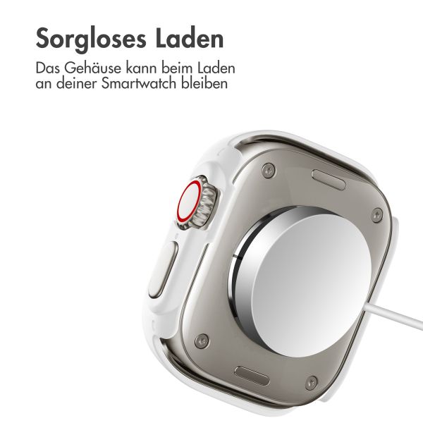 imoshion Full Cover Hard Case Apple Watch Ultra / Ultra 2 / Ultra 3 - 49 mm - Weiß