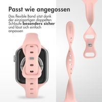 imoshion Slim Silikonarmband für die Apple Watch Series 1-9 / SE (38/40/41 mm) | Series 10 (42 mm) - Rosa