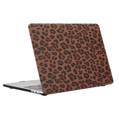Selencia Sabi Laptop Cover Leopardenmuster Apple MacBook Pro 16 Zoll (2021 / 2023 M3 chip / 2024 M4 chip) - Mocha Brown