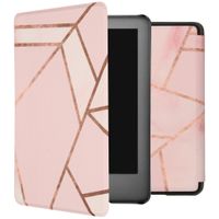 imoshion Design Slim Hard Case Sleepcover für das Amazon Kindle 10 - Pink Graphic