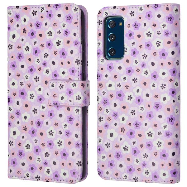 imoshion ﻿Design Klapphülle für das Samsung Galaxy S20 FE - Purple Flowers