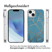 imoshion Design Hülle für das iPhone 14 - Blue Graphic