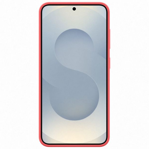 Samsung Original Silikon Cover für das Samsung Galaxy S25 - Rot