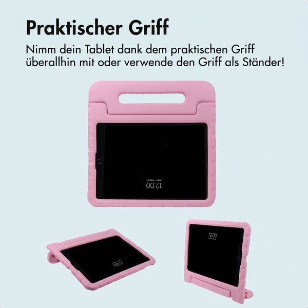 imoshion Kinder­sicheres Design Backcover mit Griff Apple iPad 9 (2021) 10.2 Zoll / iPad 8 (2020) 10.2 Zoll / iPad 7 (2019) 10.2 Zoll - Herzchen