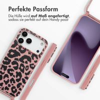 imoshion SilikonHülle design mit Band Apple iPhone 17 Pro Max - Animal Pink