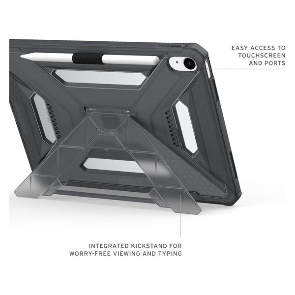 UAG Scout Klapphülle Apple iPad 11 (2025) 11 Zoll A16 / iPad 10 (2022) 10.9 Zoll - Ash