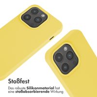 imoshion SilikonHülle mit Band Apple iPhone 15 Pro - Gelb