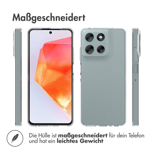 Accezz Clear TPU Backcover Motorola Moto G56 - Transparent