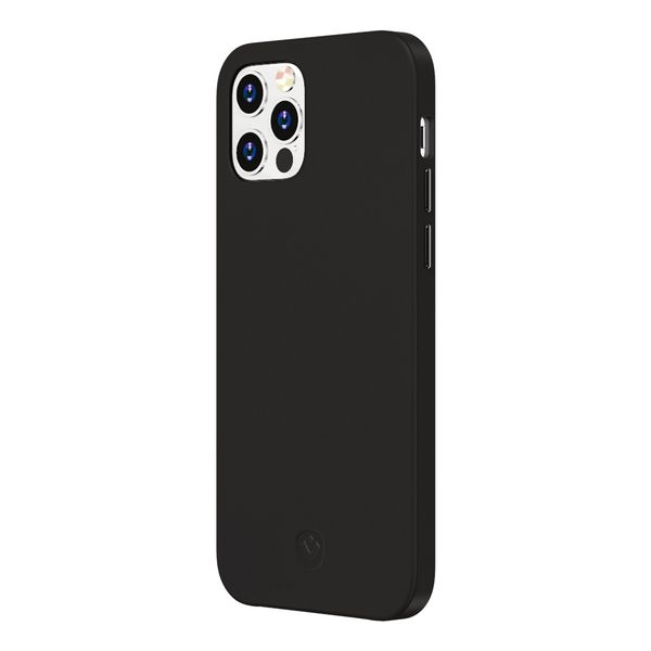 Valenta Luxe Leather Backcover für das iPhone 12 (Pro) - Schwarz