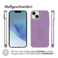 imoshion Design Hülle für das iPhone 14 - Floral Purple