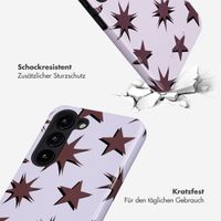 Selencia Vivid Back Cover Samsung Galaxy S23 - Stars Plum Lilac