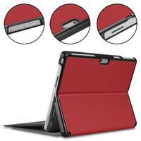 imoshion Trifold Klapphülle für das Microsoft Surface Pro 9 / Pro 10 / Pro 11 - Rot