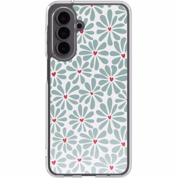 imoshion Design Hülle Samsung Galaxy A17 - Bloom Love Sage Green