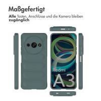 imoshion EasyGrip Back Cover für das Xiaomi Redmi A3 - Dunkelgrün