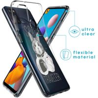 imoshion Design Hülle für das Samsung Galaxy A21s - Cat - Grau