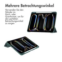 imoshion Trifold Hardcase Klapphülle Apple iPad Pro 13 (2024) M4 - Grün