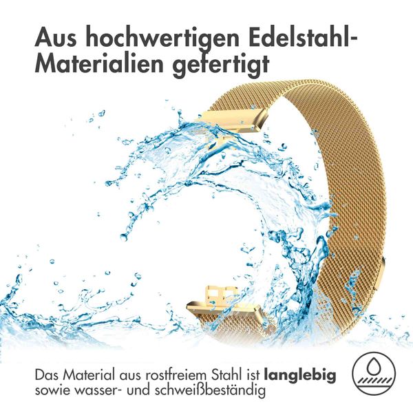 imoshion Mailändische Magnetarmband für das Huawei Watch Fit - Gold