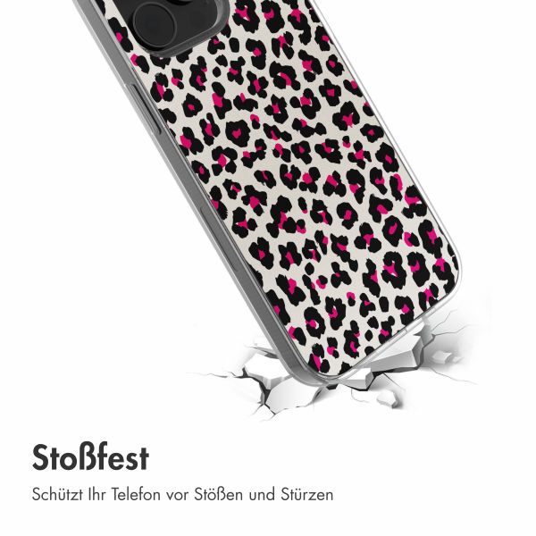 imoshion Design Hülle iPhone 14 - Leopard Pink