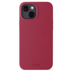 Holdit Silicone Case für das iPhone 15 - Red Velvet