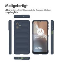 imoshion EasyGrip Back Cover für das Motorola Moto G54 - Dunkelblau