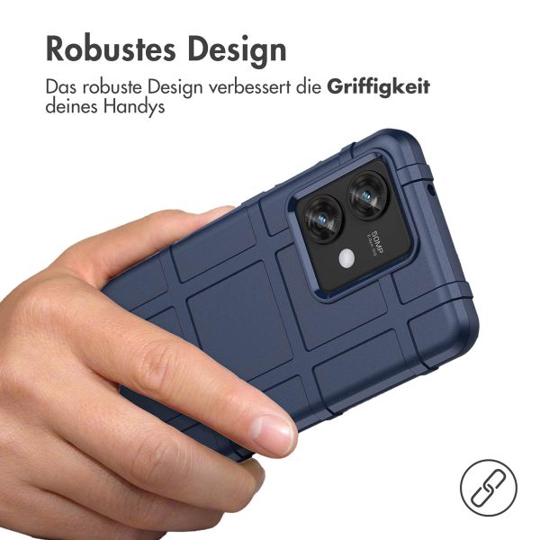 imoshion Rugged Shield Backcover für das Motorola Edge 40 Neo - Dunkelblau