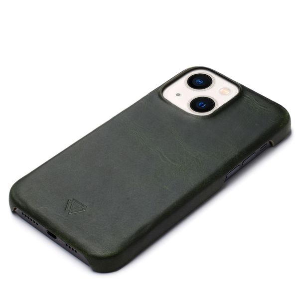 Wachikopa Full Wrap Back Cover für das iPhone 13 - Dark Green