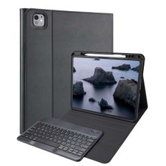 Accezz QWERTZ ﻿Bluetooth Keyboard Klapphülle für das iPad Pro 13 (2025) M5 / (2024) M4 - Schwarz