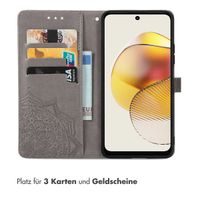 imoshion Mandala Klapphülle für das Motorola Moto G73 - Grau