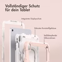 imoshion Rugged Kindersicher Schutzhülle Apple iPad 11 (2025) 11 Zoll A16 / iPad 10 (2022) 10.9 Zoll - Hellrosa