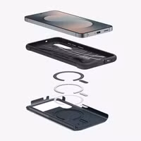 Spigen Slim Armor Case MagSafe Samsung Galaxy S25 FE - Metal Slate