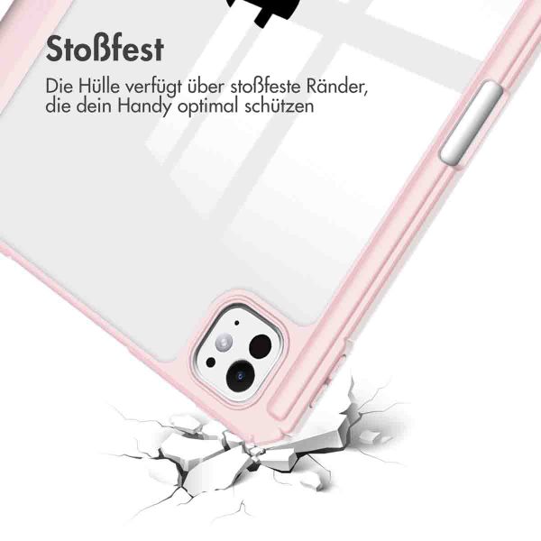 imoshion Trifold Hardcase Klapphülle Apple iPad Pro 11 (2024) M4 - Rosa