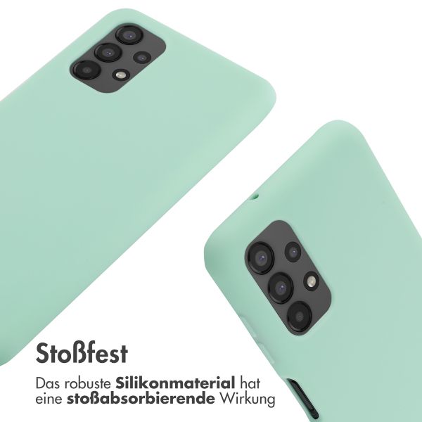 imoshion SilikonHülle mit Band Samsung Galaxy A13 (4G) - Mintgrün
