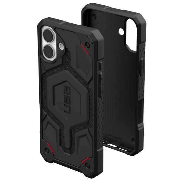 UAG Monarch Pro Backcover für das iPhone 16 Plus - Kevlar Black