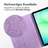 imoshion Mandala Klapphülle Samsung Galaxy Tab A11 Plus - Lila / Lilac