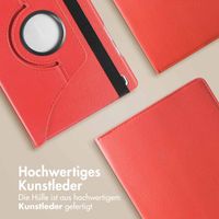 imoshion 360° drehbare Klapphülle Galaxy Tab S6 Lite / Tab S6 Lite (2022) / Tab S6 Lite (2024) - Rot