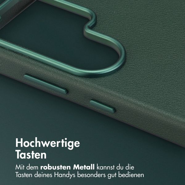 Accezz MagSafe Leather Backcover Samsung Galaxy S26 Ultra - Cedar Green