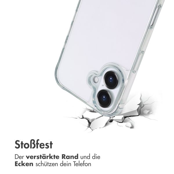 imoshion Back Cover mit Band + Armband Apple iPhone 16 - Perlenherzen