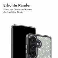 imoshion Design Hülle Samsung Galaxy S26 FE - Smoke Green Flowers