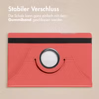 imoshion 360° drehbare Klapphülle Samsung Galaxy Tab S11 - Rot