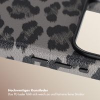Selencia Sabi Backcover Leopardenmuster mit MagSafe Apple iPhone 17 Pro Max - Midnight Black