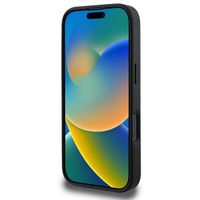 Guess 4G Metal Logo Back Cover Apple iPhone 16 Pro Max - Schwarz