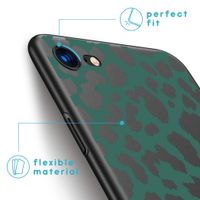 imoshion Design Hülle iPhone SE (2022 / 2020) / 8 / 7 - Leopard - Grün